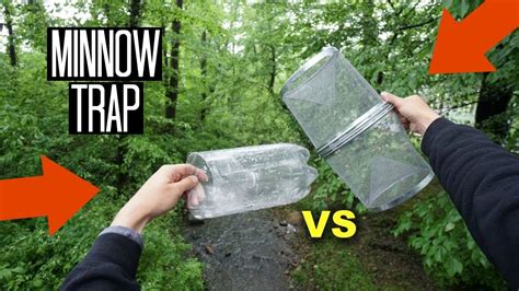 Minnow Trapping!! Homemade Bottle Trap vs Minnow Trap! - Camping