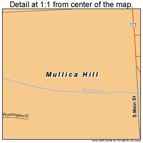 Mullica Hill New Jersey Street Map 3449440