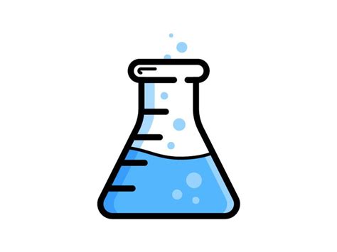 Erlenmeyer Flask | Erlenmeyer flask, Science lab decorations, Flask drawing