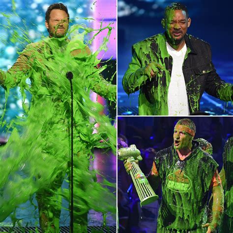 Stars Getting Slimed at the Nickelodeon Kids' Choice Awards