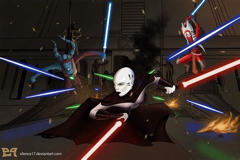 Jedi vs Sith by silence17 on DeviantArt