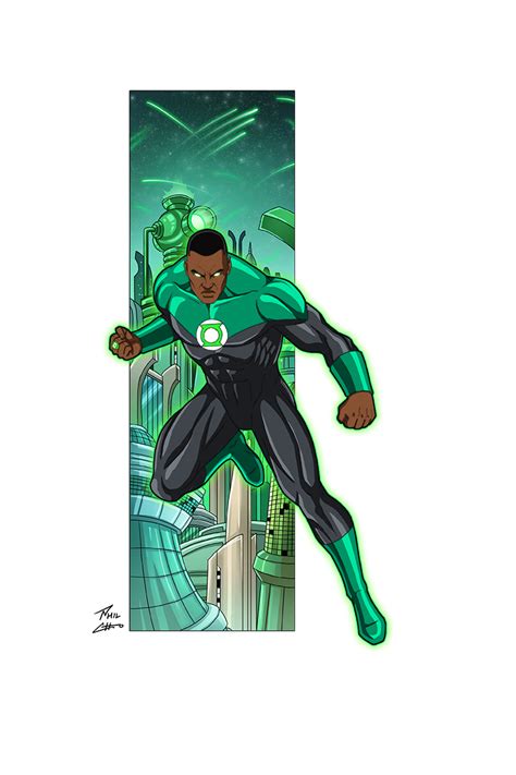 Green Lantern John Stewart commission by phil-cho on DeviantArt