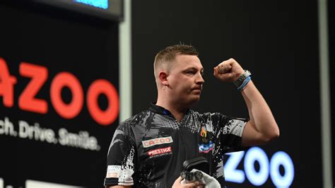 Premier League Darts: Debutant Chris Dobey stuns Michael van Gerwen to ...