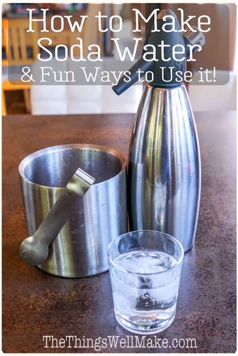 Bubbly and refreshing, soda water, also known as sparkling water or seltzer, is a fun ...