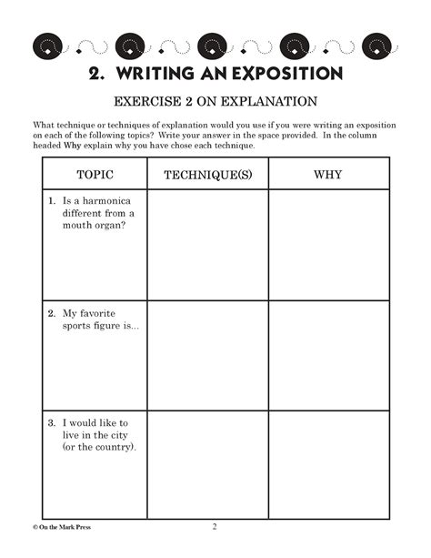 How to Write an Exposition Lesson