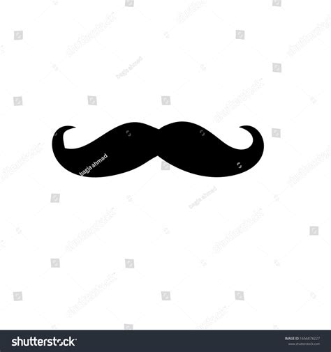 Mustache Logo Vector Modern Template Stock Vector (Royalty Free ...