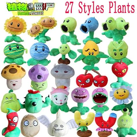 Aliexpress.com : Buy 27 Styles Plants vs Zombies Plush Toys 13 20cm Plants vs Zombies Soft ...