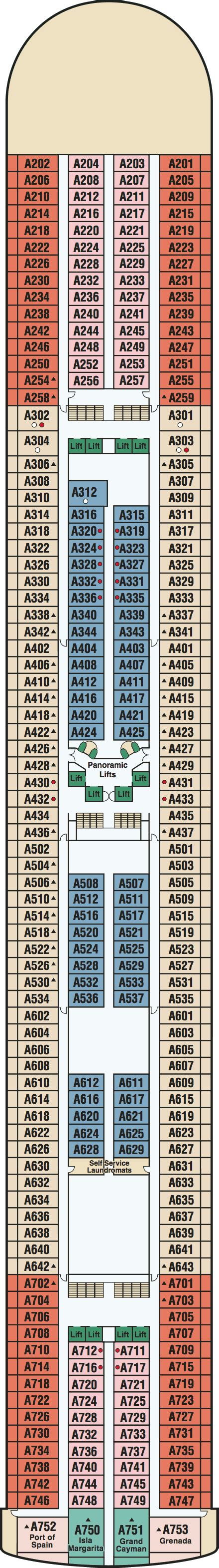 Crown Princess deck plans - Cruiseline.com