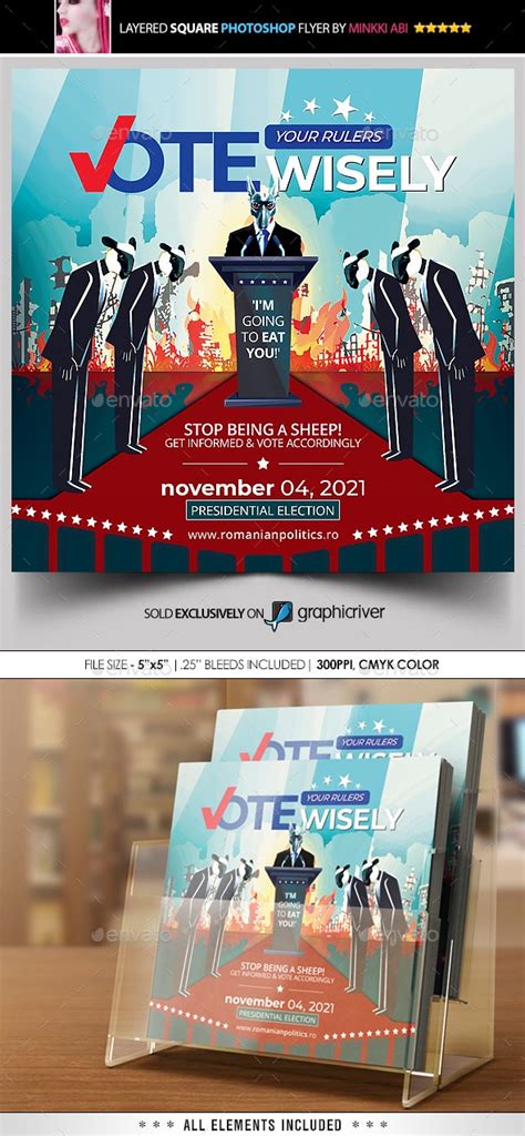 Vote Wisely Flyer by Minkki | GraphicRiver