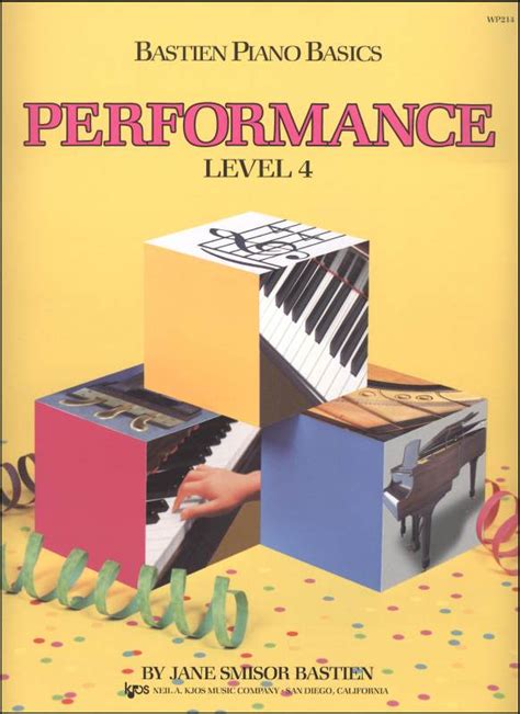 Bastien Piano Basics Performance Level 4 | Charles Dumont & Son ...