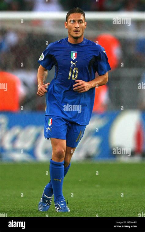 FRANCESCO TOTTI ITALY & AS ROMA WORLD CUP HANNOVER GERMANY 12 June 2006 ...