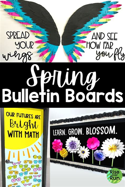 Spring Bulletin Board Ideas Rise Over Run