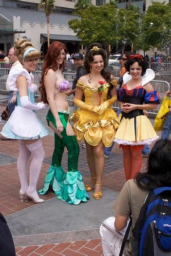Disney Princesses Pose for the camera | These ladies were dr… | Flickr