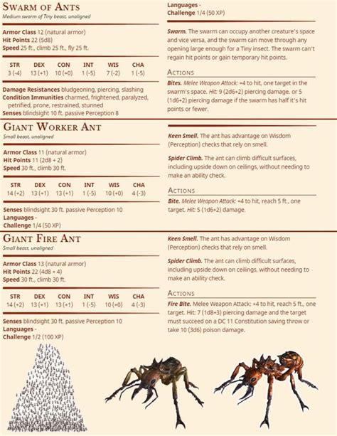 Dnd swarm of insects