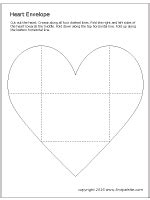 Heart Envelope | Printable Templates & Coloring Pages | FirstPalette ...