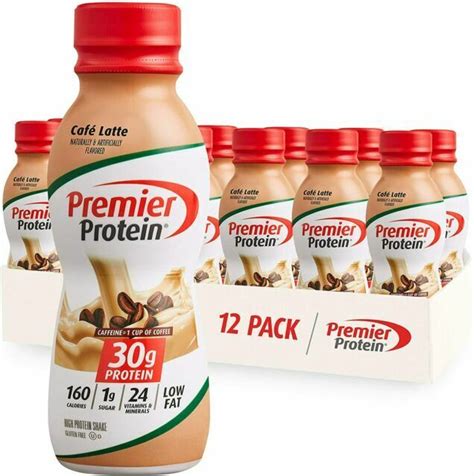 Premier Protein Café Latte 30g High Protein Shake - Pack of 12 for sale online | eBay