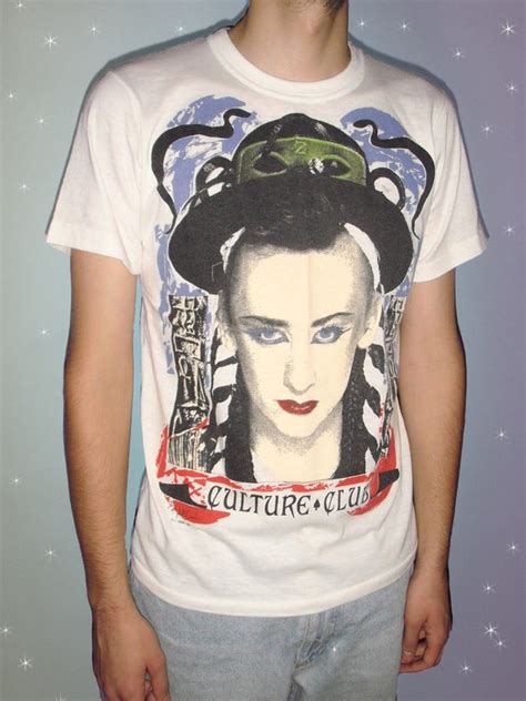 80s BOY GEORGE TSHIRT culture club by YARD666SALE on Etsy