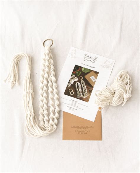 DIY Macrame Plant Hanger Kit – Beaumont Organic