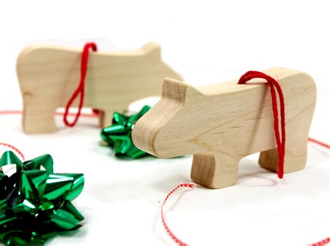 Wooden Hippo Ornament Christmas Ornament Tree Ornament Kids - Etsy