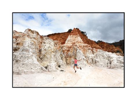 Red white and orange rock formations at Ben Boyd Eden | Flickr