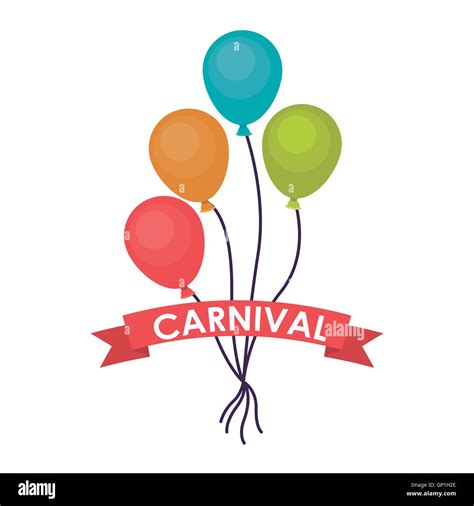 balloons carnival festival design Stock Vector Image & Art - Alamy