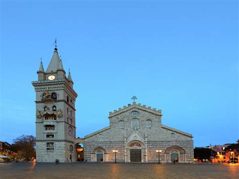 Messina Cathedral at dusk Photograph by Alex Nikitsin - Fine Art America