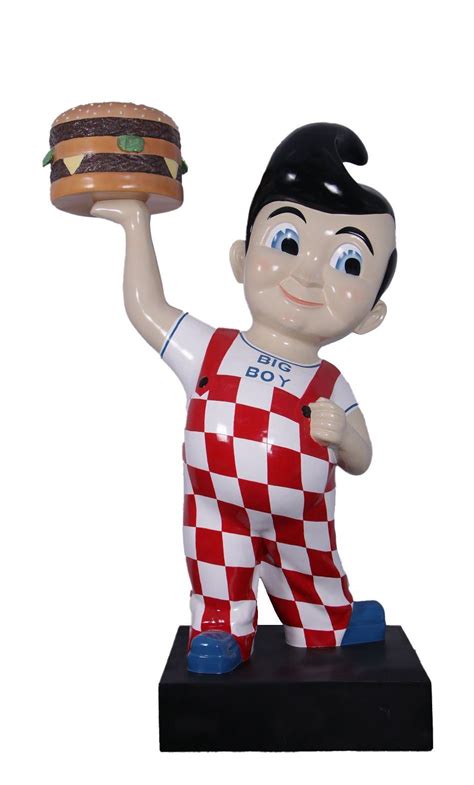 Large Boy Holding Hamburger Life Size Resin Statue Restaurant Theme ...