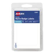 Flexible Self-Adhesive Mini Badge Labels, 1 x 3 3/4, Hello, Bright Asst, 100/PK - Walmart.com