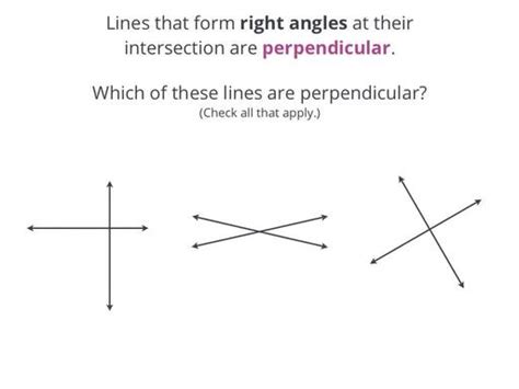 Perpendicular lines - Geometry - School Yourself