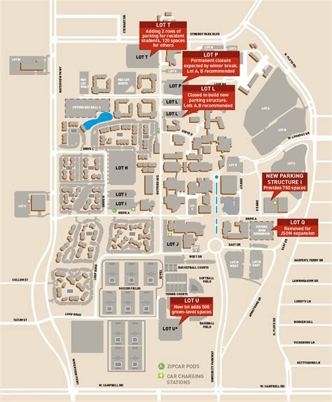 Construction Projects to Alter Parking Routines on Campus - News Center ...