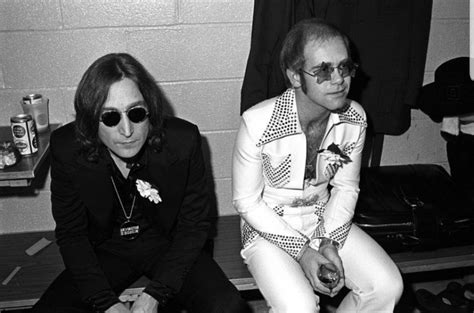 John Lennon and Elton John : r/pics