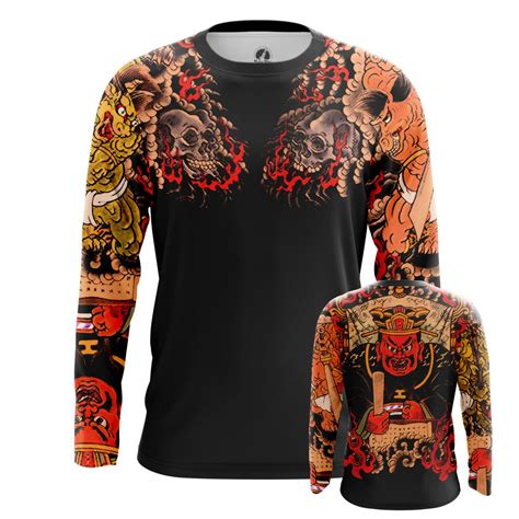 Buy Men's Long Sleeve Yakuza Black Tattoo Sleeves - IdolStore