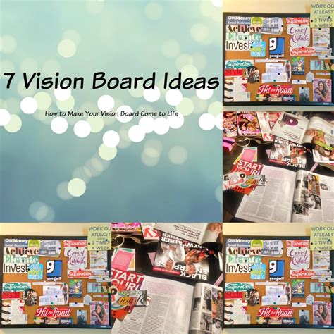 7 Vision Board Ideas |Making Your Vision Board Come to Life