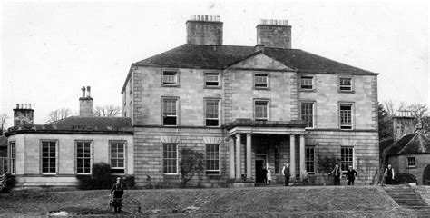 Tour Scotland: Old Photograph Alderston House Haddington Scotland