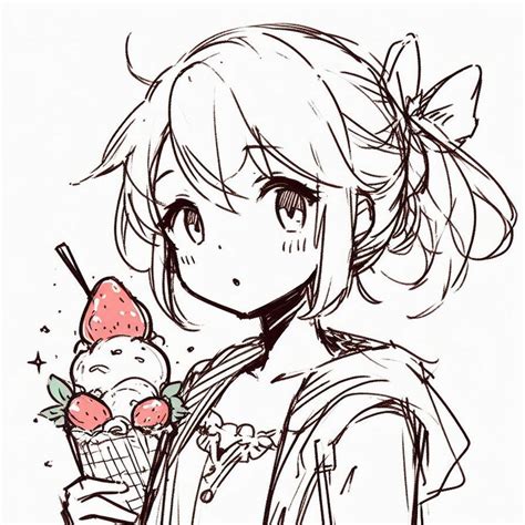 Girl Having Ice Cream by Huxianshi on DeviantArt