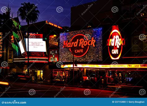 Nightlife On Hollywood Boulevard Editorial Image - Image: 23715480