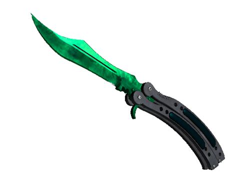 Butterfly Knife | Gamma Doppler Emerald — skin on CS:GO/CS2 Wiki by CS.MONEY