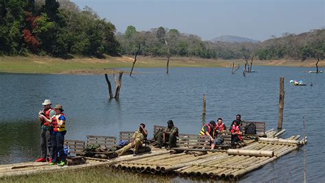 Periyar Tiger Trail - Bamboo Rafting | Periyar Tiger Reserve | Eco tourism destinations in ...