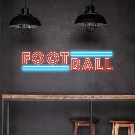 Football Neon Light | Neon LED Sign | Neon Light | Sports