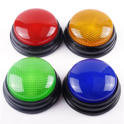 Buy BEAN LIEVE 4-Pack Game Buzzers - Family feud Buzzer with Lights and ...