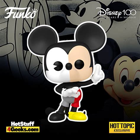 2023 Disney 100 Years: Mickey Mouse (Split Color) Funko Pop!