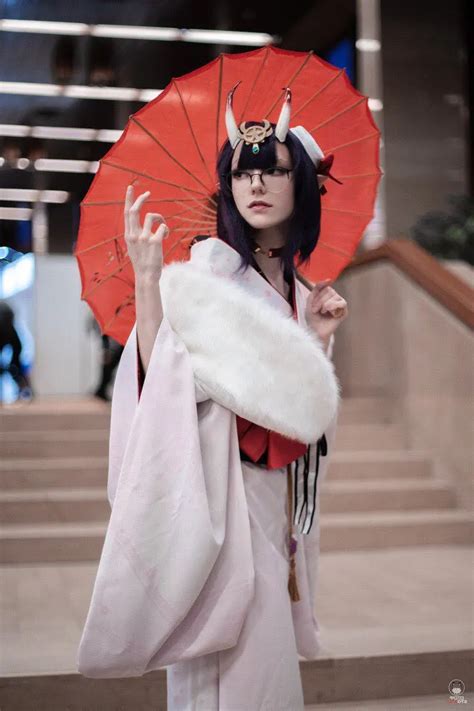 Fate/Grand Order Cosplay fgo Ibaraki Doji/Shuten Doji cosplay costume Winter Festival Kimono ...