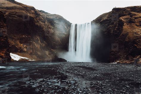 Skogafoss Waterfall stock photo (200385) - YouWorkForThem