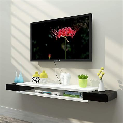 Wall Shelf Floating Shelf Wall-Mounted TV Cabinet Multimedia Game Console Storage Shelf TV ...