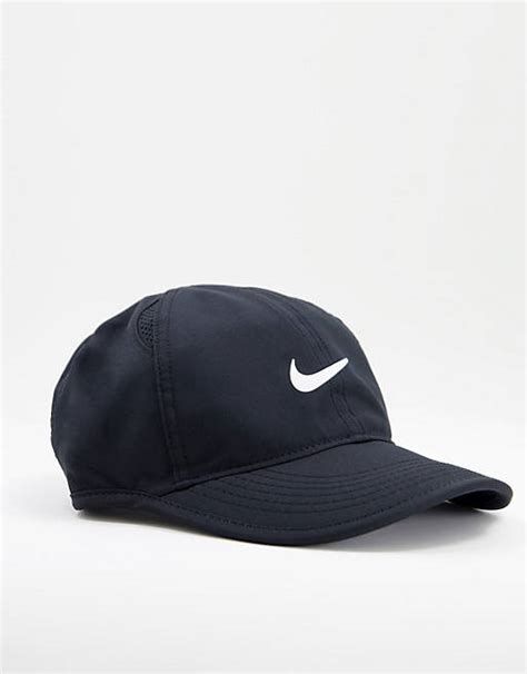 Nike Featherlight adjustable cap in black | ASOS