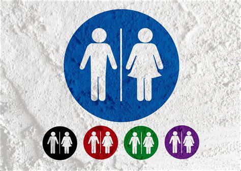 Restroom Icon And Pictogram Man Woman Free Stock Photo - Public Domain Pictures
