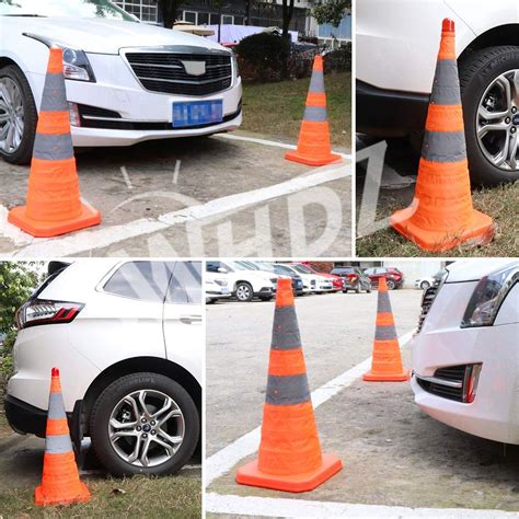 28 inch Collapsible Traffic Cones with LED – Product Testing Group