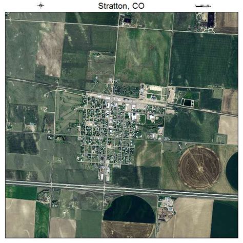 Aerial Photography Map of Stratton, CO Colorado