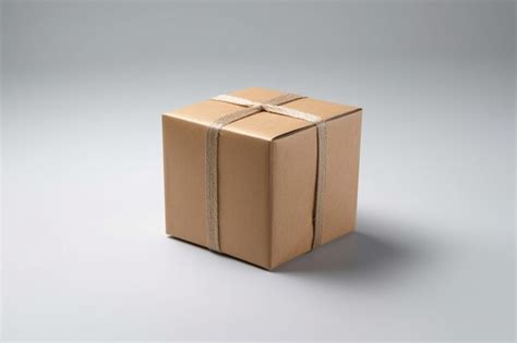 Premium AI Image | A brown cardboard box