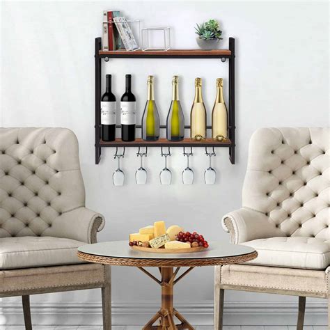 Wall Mounted Wine Glass Holder